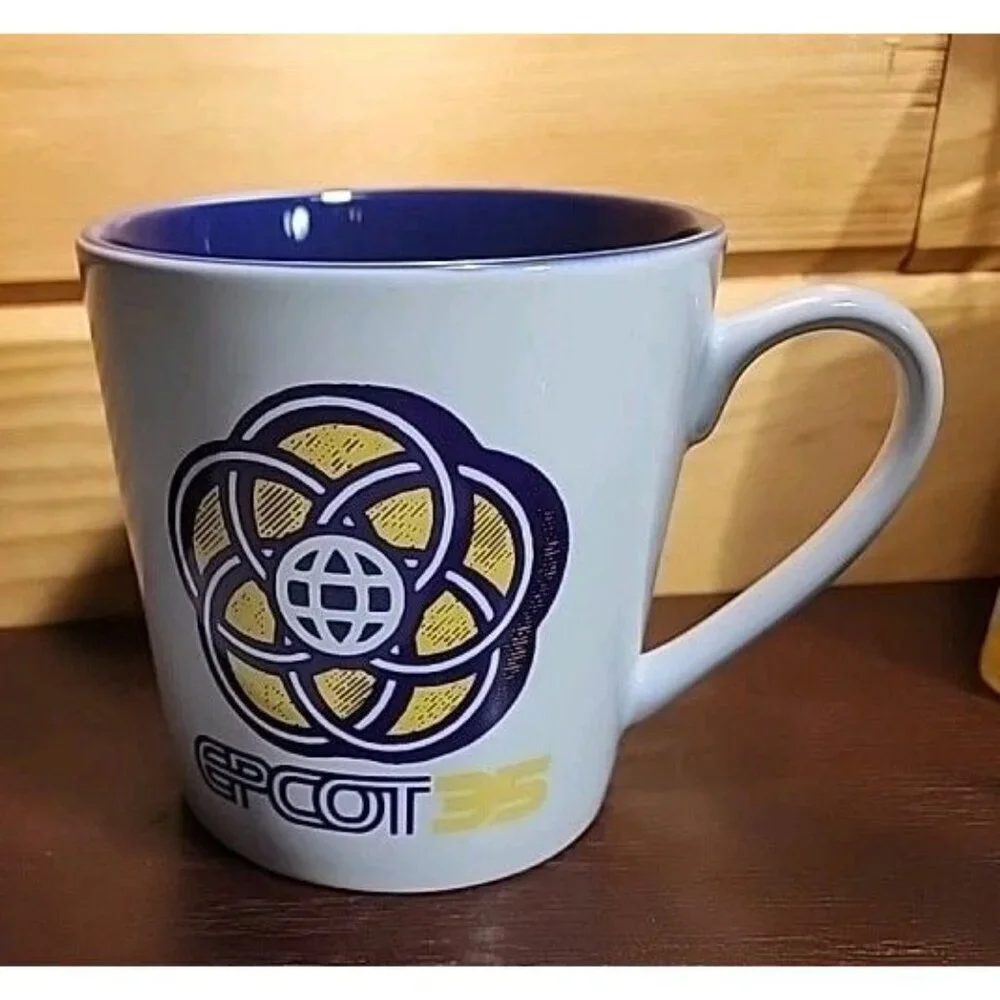 STARBUCKS Disney Parks EPCOT 35th Anniversary Coffee Mug Walt Disney World